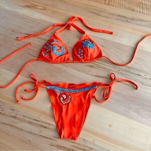 YAMAMAY beaded bikini set M